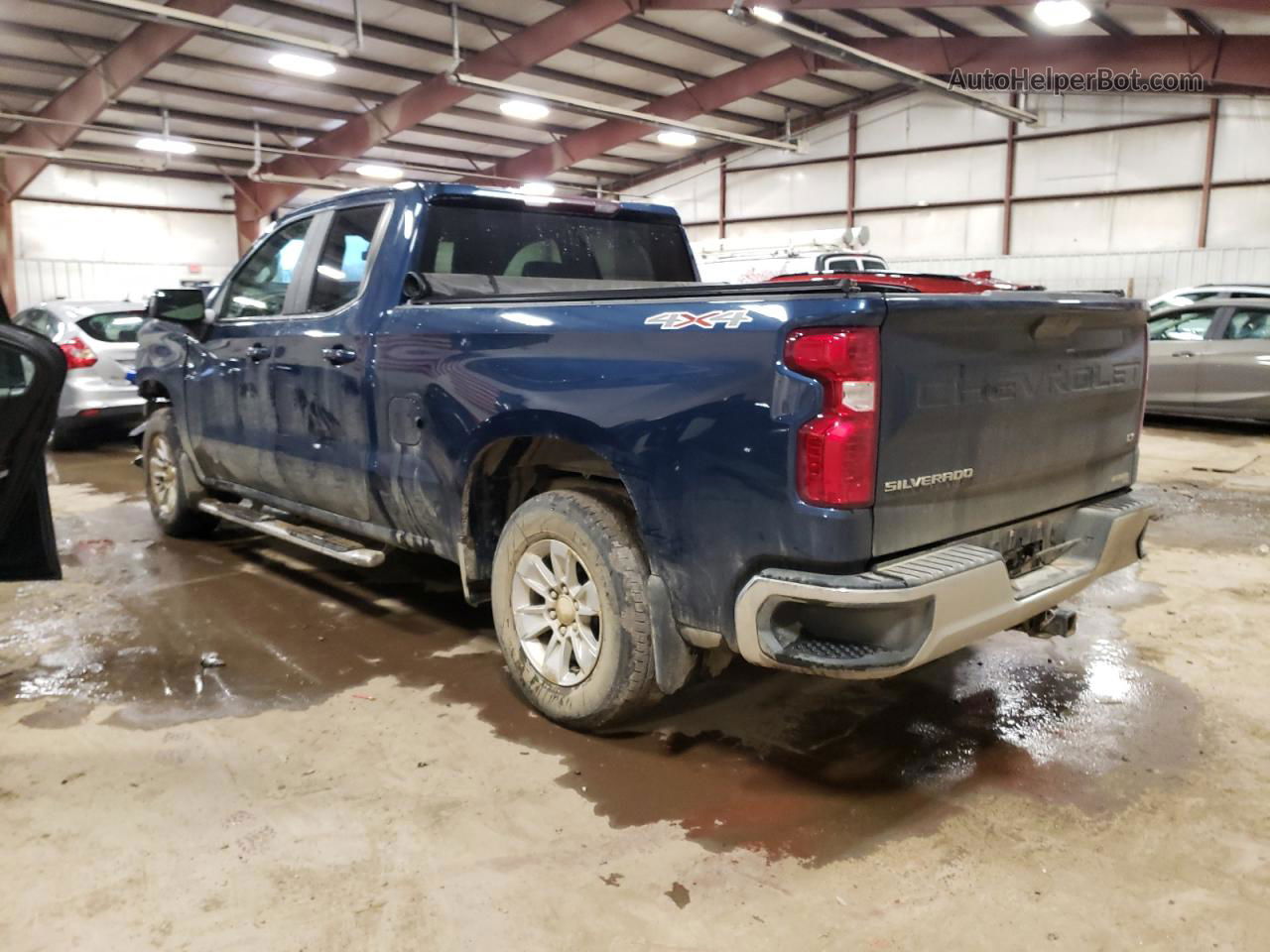 2019 Chevrolet Silverado K1500 Lt Blue vin: 1GCRYDED2KZ254617