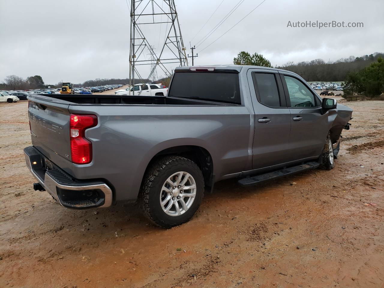 2019 Chevrolet Silverado K1500 Lt Gray vin: 1GCRYDED6KZ214850