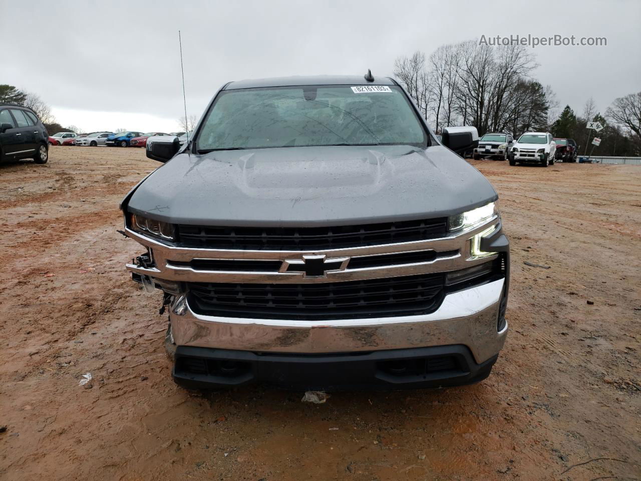 2019 Chevrolet Silverado K1500 Lt Gray vin: 1GCRYDED6KZ214850