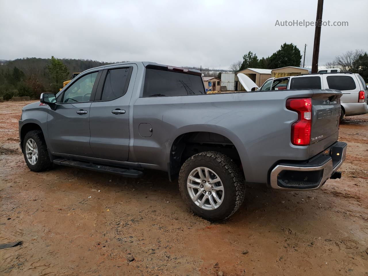 2019 Chevrolet Silverado K1500 Lt Gray vin: 1GCRYDED6KZ214850