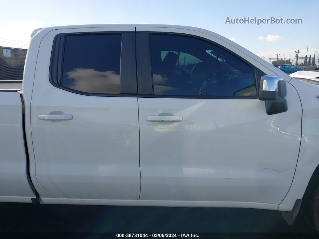 2019 Chevrolet Silverado 1500 Lt White vin: 1GCRYDED8KZ350347