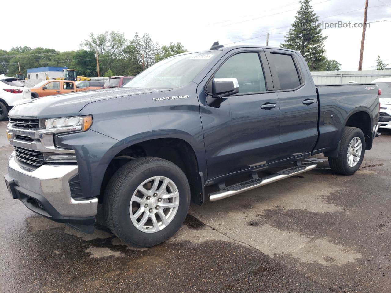 2019 Chevrolet Silverado K1500 Lt Blue vin: 1GCRYDEK0KZ265078