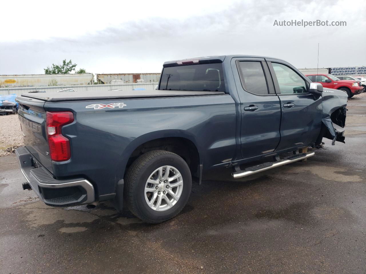 2019 Chevrolet Silverado K1500 Lt Blue vin: 1GCRYDEK0KZ265078