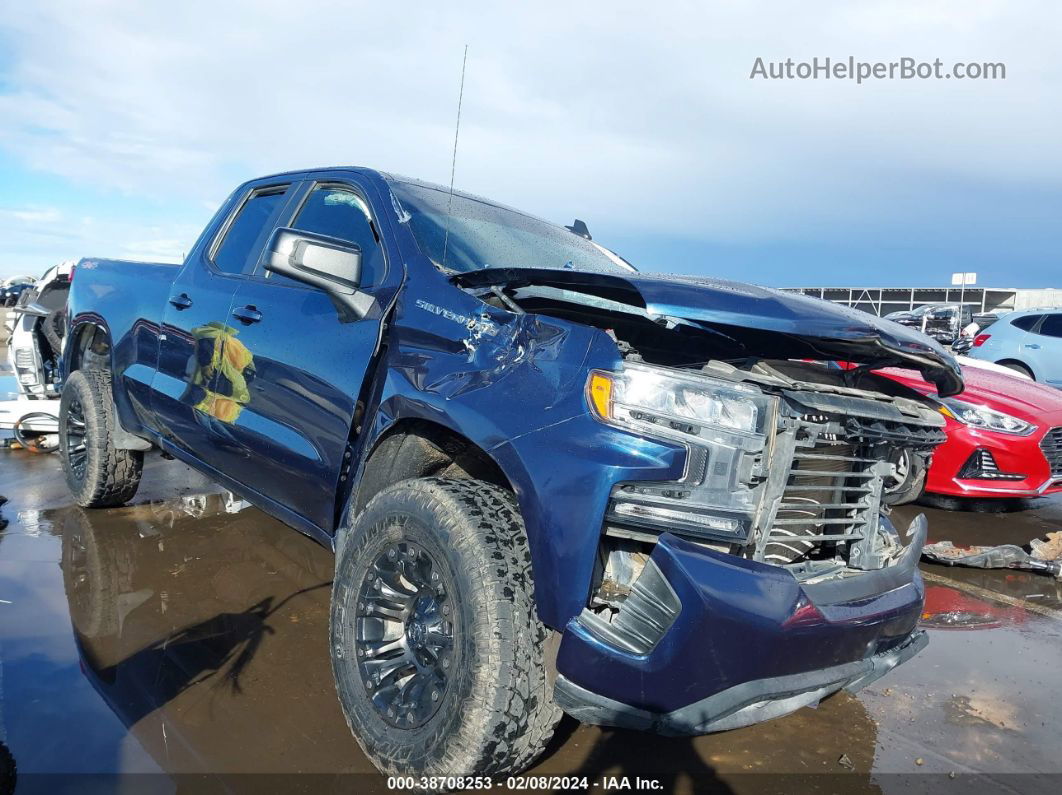 2019 Chevrolet Silverado 1500 Rst Blue vin: 1GCRYEED3KZ209045