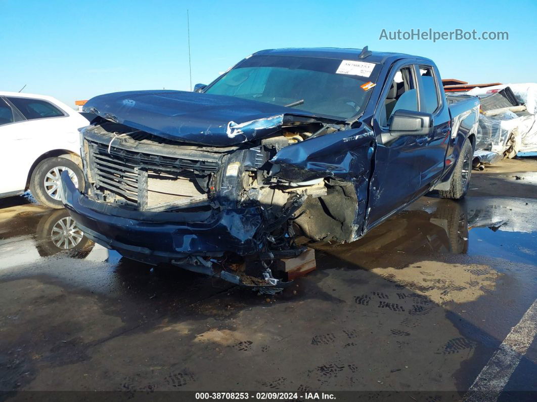 2019 Chevrolet Silverado 1500 Rst Blue vin: 1GCRYEED3KZ209045