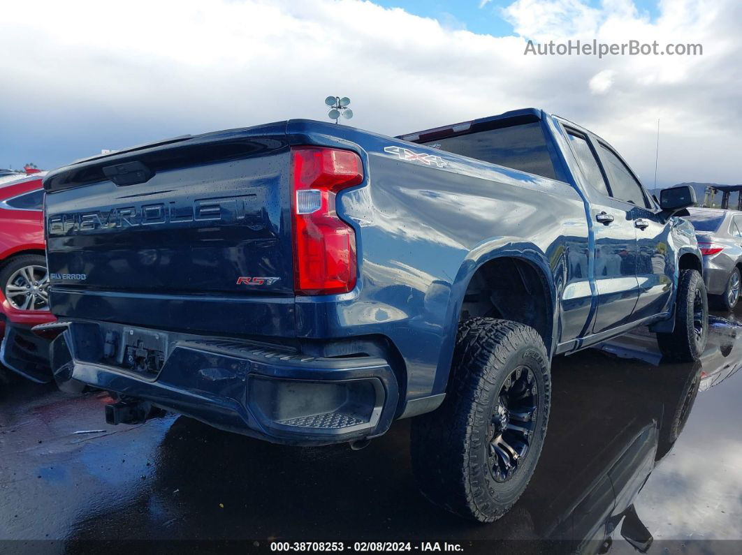 2019 Chevrolet Silverado 1500 Rst Blue vin: 1GCRYEED3KZ209045