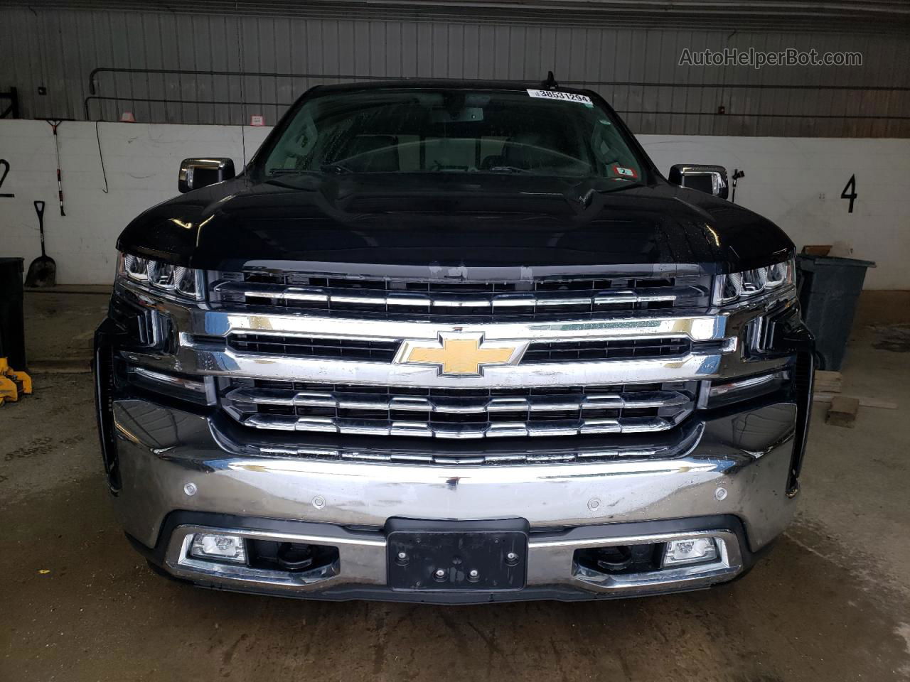 2019 Chevrolet Silverado K1500 Ltz Black vin: 1GCRYGEDXKZ258660