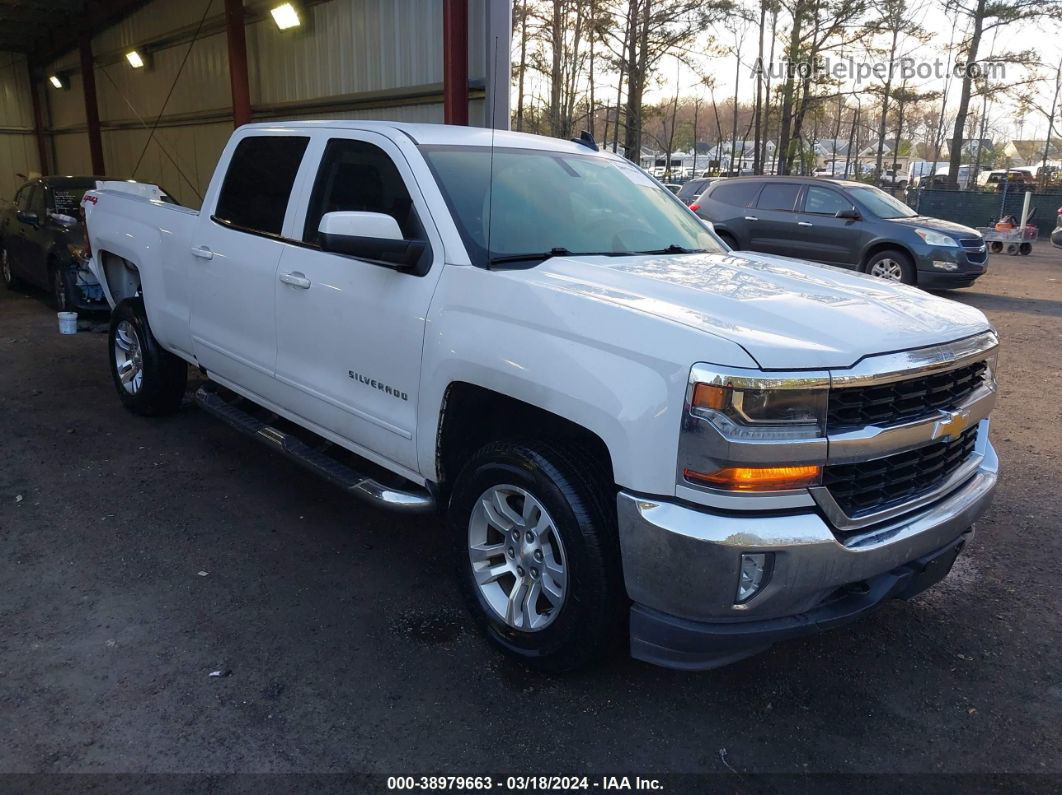 2018 Chevrolet Silverado 1500 1lt White vin: 1GCUKREC6JF194776