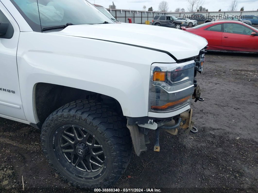 2018 Chevrolet Silverado 1500 1lt/2lt White vin: 1GCUKRECXJF219887