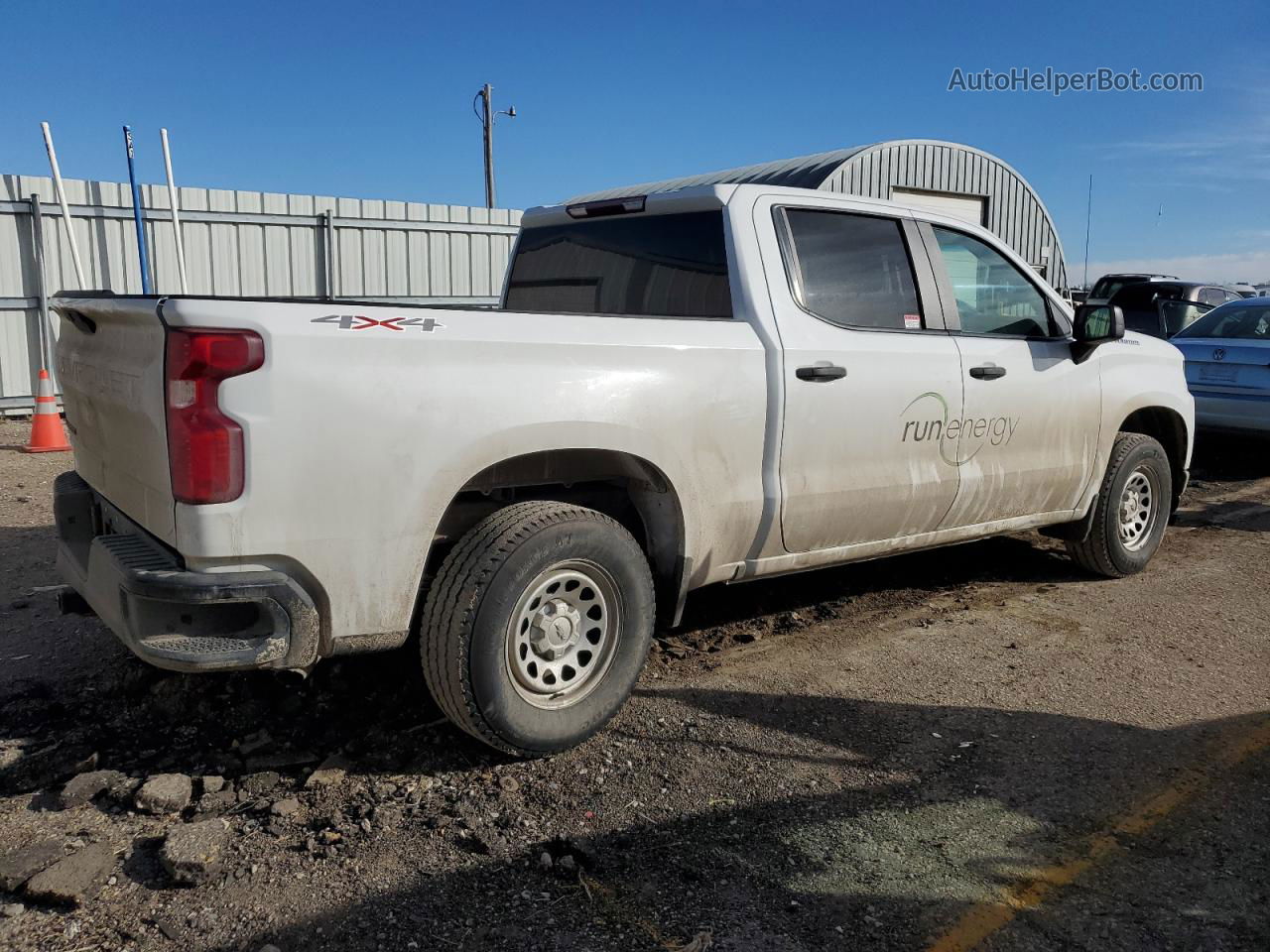 2019 Chevrolet Silverado K1500 Белый vin: 1GCUYAEF1KZ311867