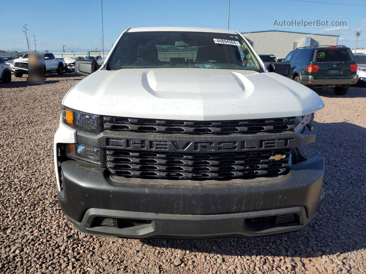 2019 Chevrolet Silverado K1500 White vin: 1GCUYAEF6KZ234171