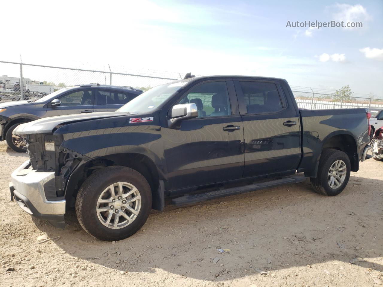 2019 Chevrolet Silverado K1500 Lt Black vin: 1GCUYDED1KZ139114