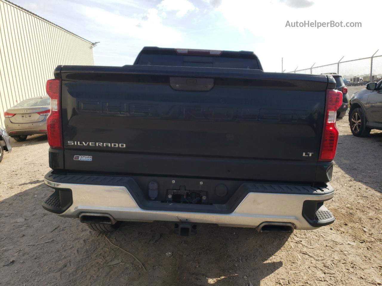 2019 Chevrolet Silverado K1500 Lt Black vin: 1GCUYDED1KZ139114