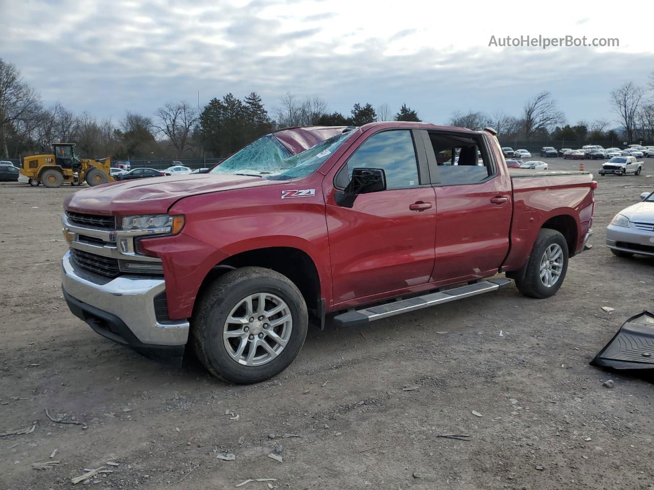 2019 Chevrolet Silverado K1500 Lt Burgundy vin: 1GCUYDED5KZ157020