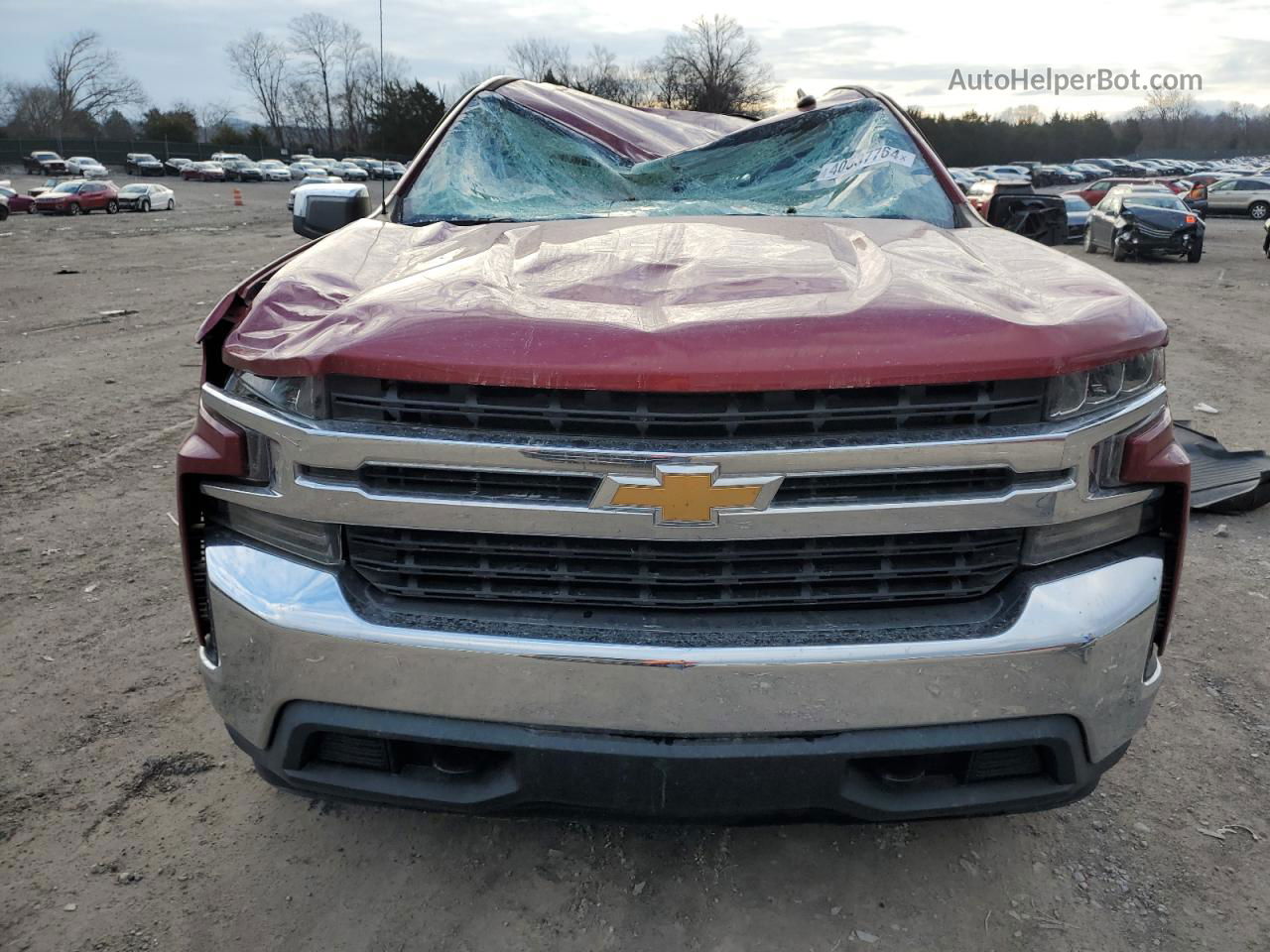 2019 Chevrolet Silverado K1500 Lt Burgundy vin: 1GCUYDED5KZ157020