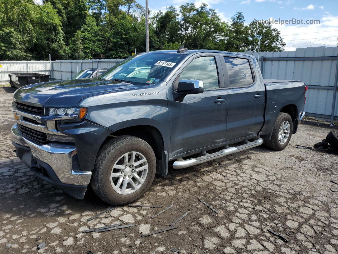 2019 Chevrolet Silverado K1500 Lt Charcoal vin: 1GCUYDED5KZ184668