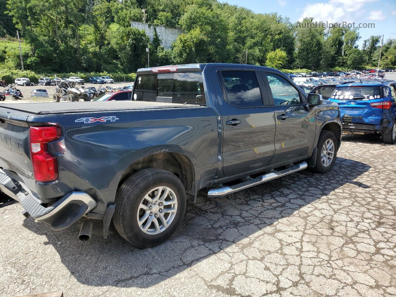 2019 Chevrolet Silverado K1500 Lt Charcoal vin: 1GCUYDED5KZ184668