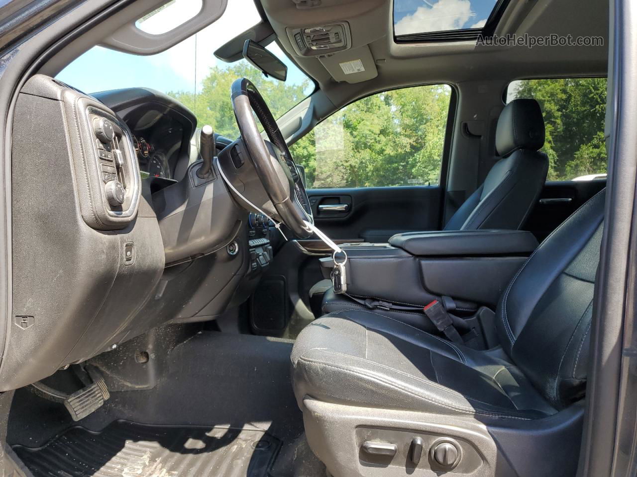 2019 Chevrolet Silverado K1500 Lt Charcoal vin: 1GCUYDED5KZ184668