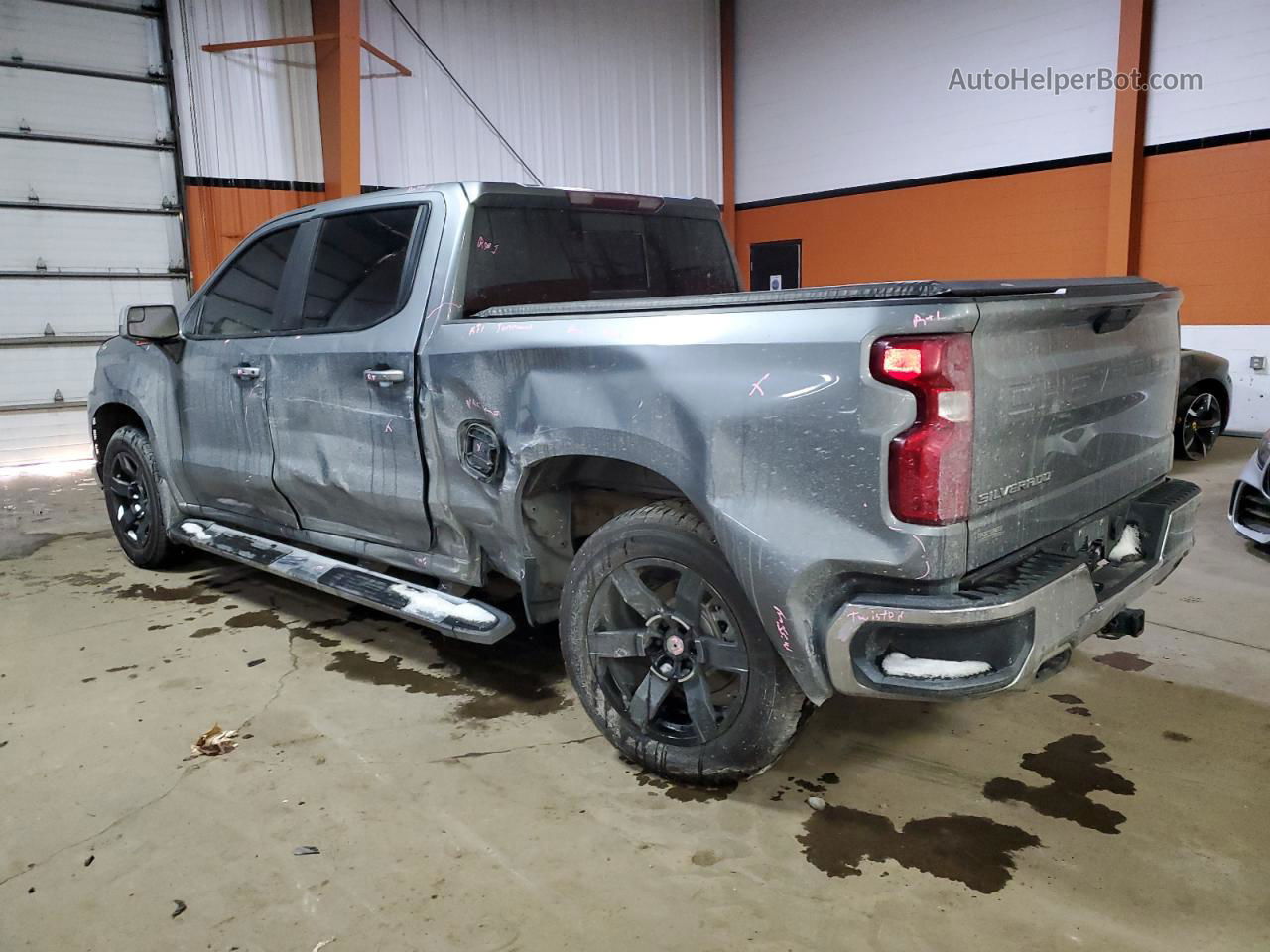 2019 Chevrolet Silverado K1500 Lt Серый vin: 1GCUYDED5KZ381761