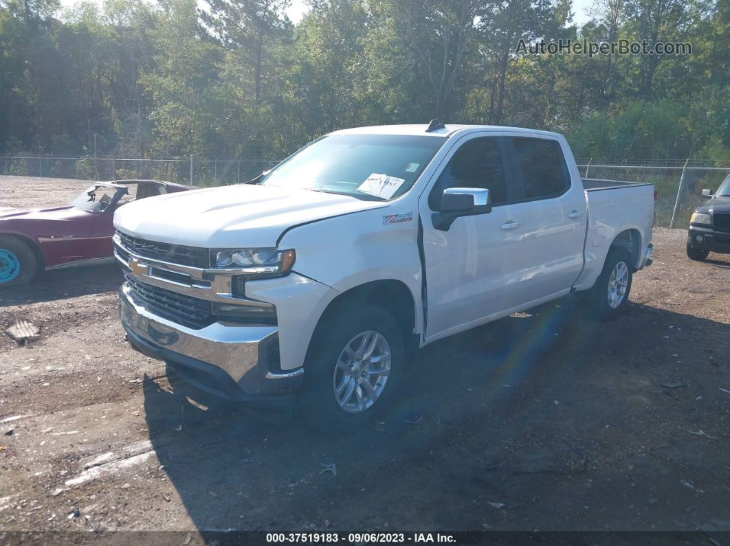 2019 Chevrolet Silverado 1500 Lt White vin: 1GCUYDED7KZ205987