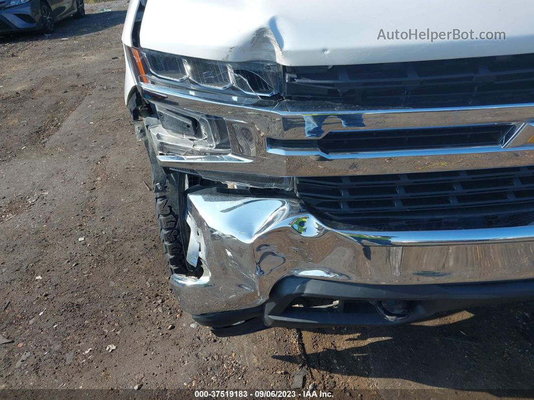 2019 Chevrolet Silverado 1500 Lt White vin: 1GCUYDED7KZ205987