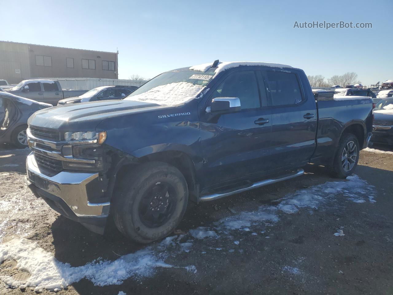 2019 Chevrolet Silverado K1500 Lt Blue vin: 1GCUYDED9KZ287124