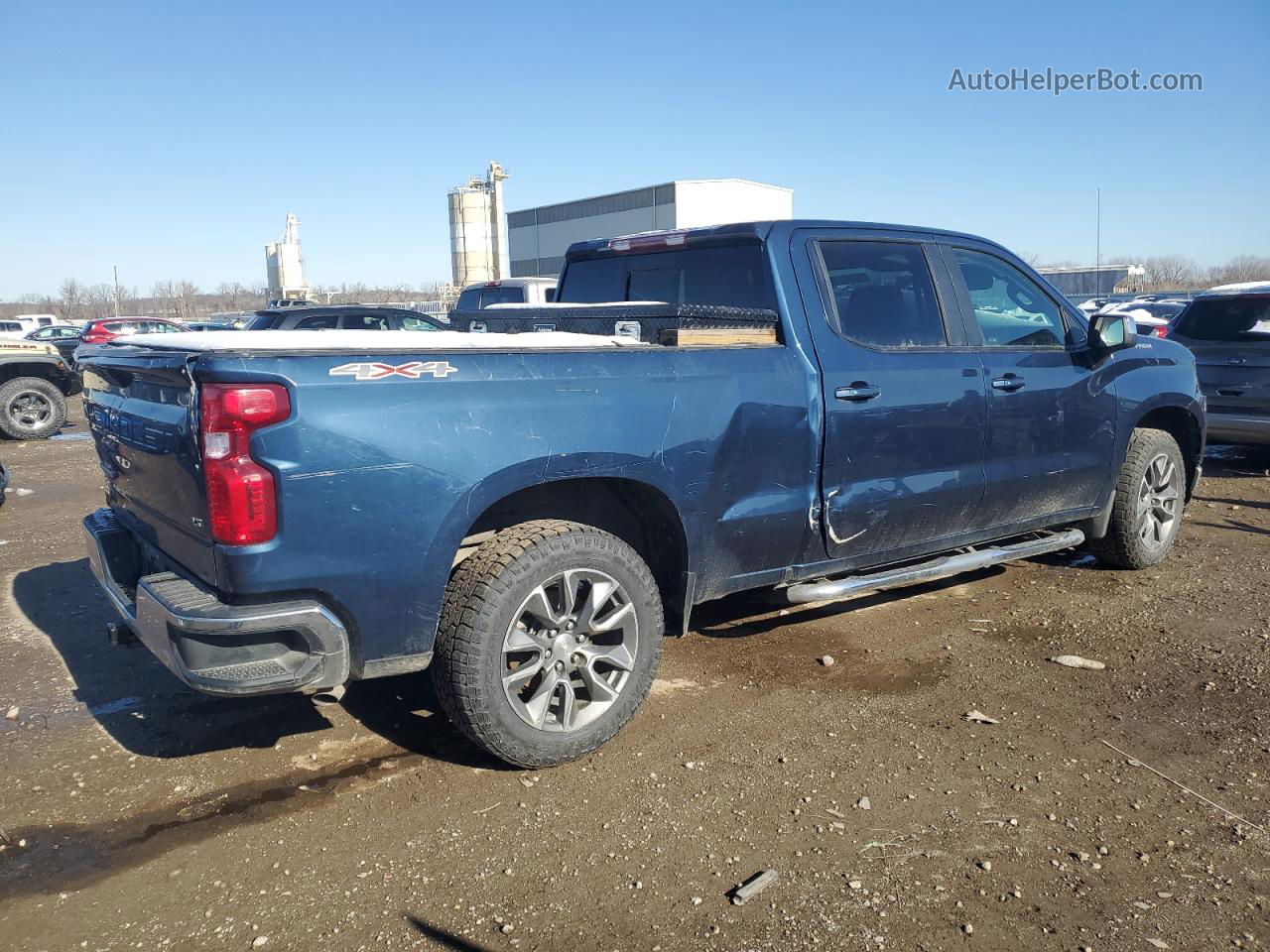 2019 Chevrolet Silverado K1500 Lt Синий vin: 1GCUYDED9KZ287124