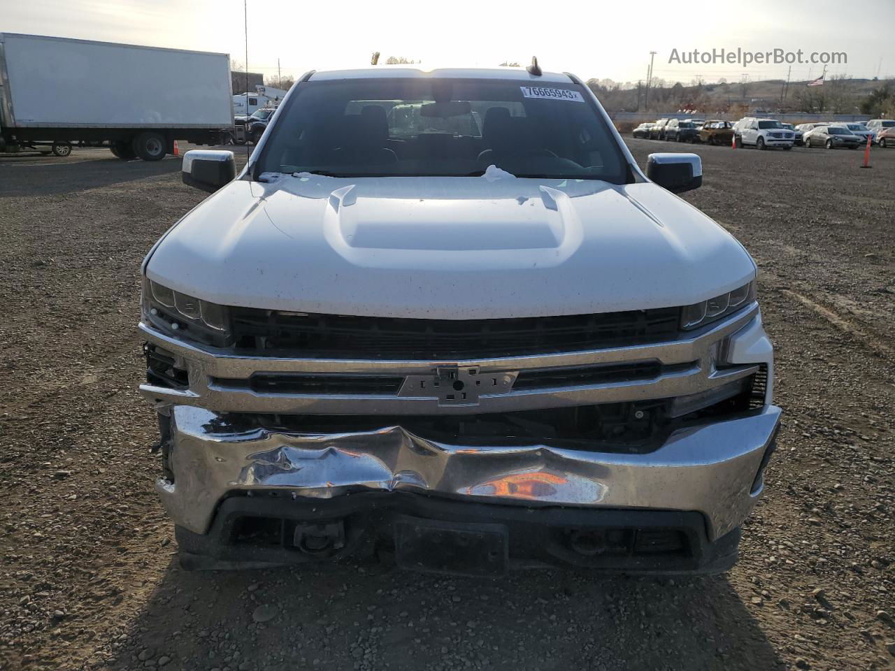 2019 Chevrolet Silverado K1500 Lt White vin: 1GCUYDED9KZ310708