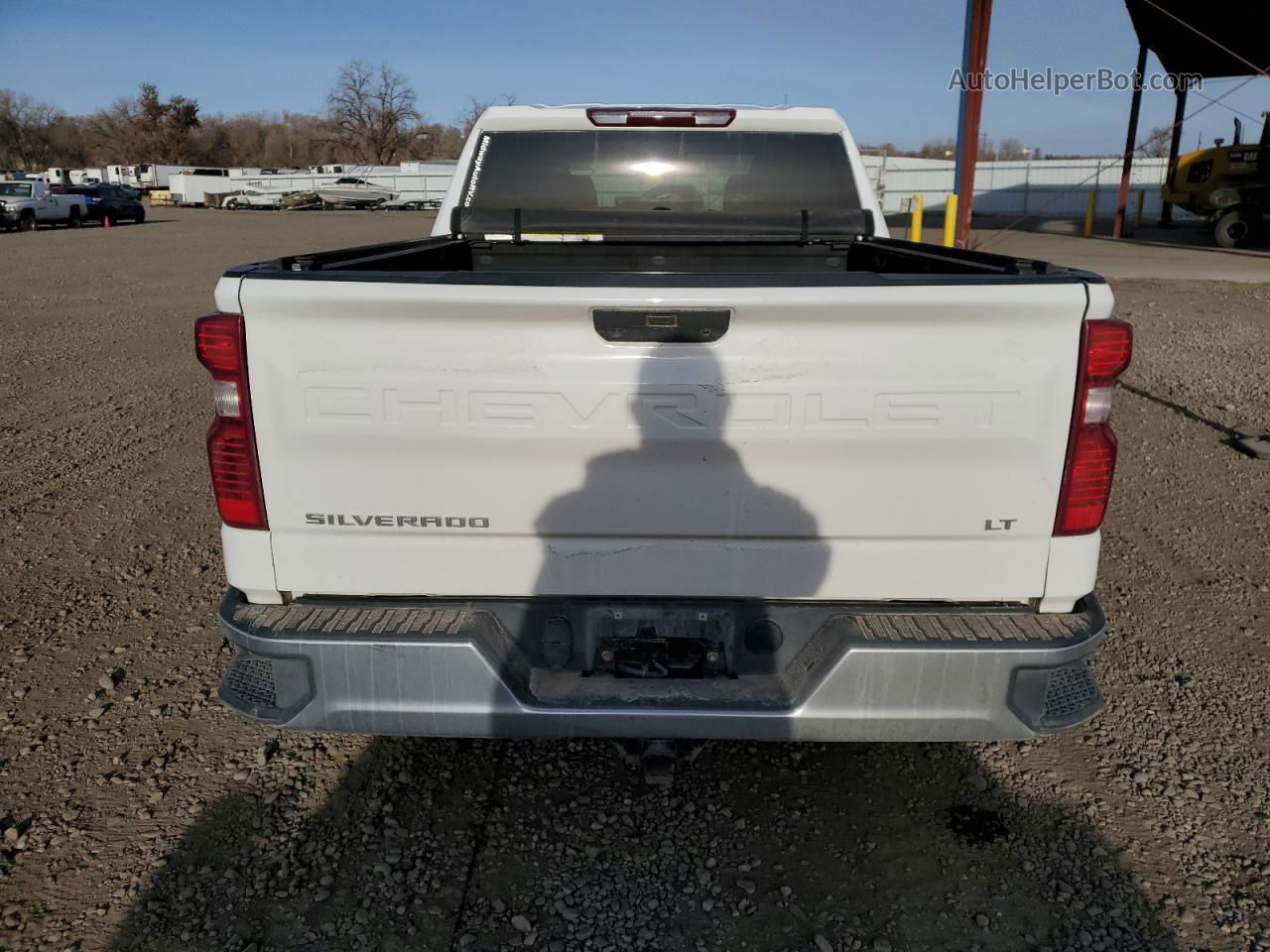 2019 Chevrolet Silverado K1500 Lt White vin: 1GCUYDED9KZ310708