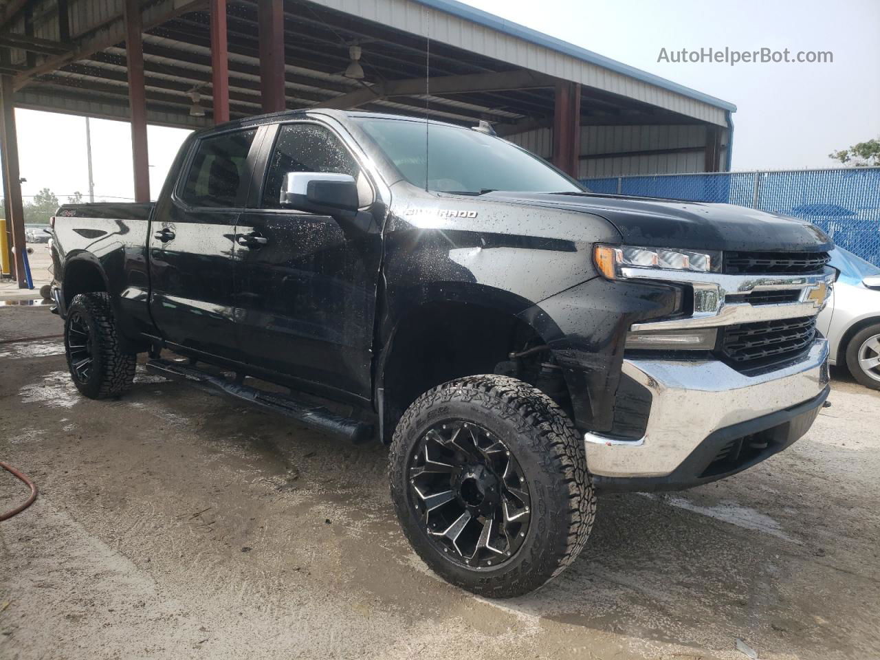 2019 Chevrolet Silverado K1500 Lt Black vin: 1GCUYDED9KZ359312