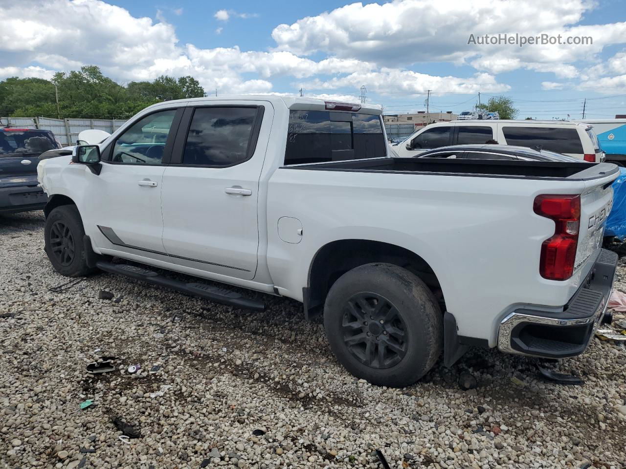 2019 Chevrolet Silverado K1500 Lt Белый vin: 1GCUYDEDXKZ110467