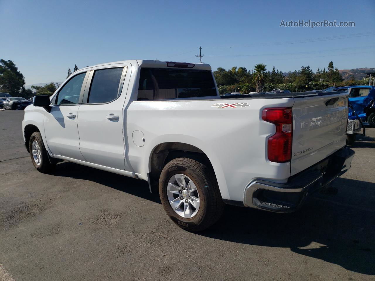 2019 Chevrolet Silverado K1500 Lt White vin: 1GCUYDEDXKZ133926