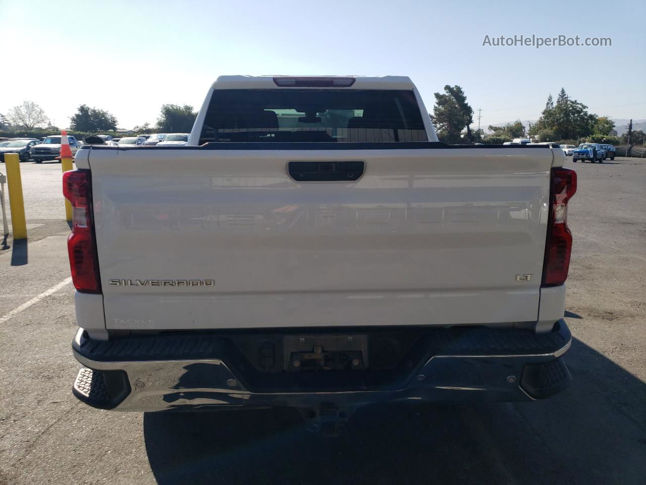 2019 Chevrolet Silverado K1500 Lt White vin: 1GCUYDEDXKZ133926