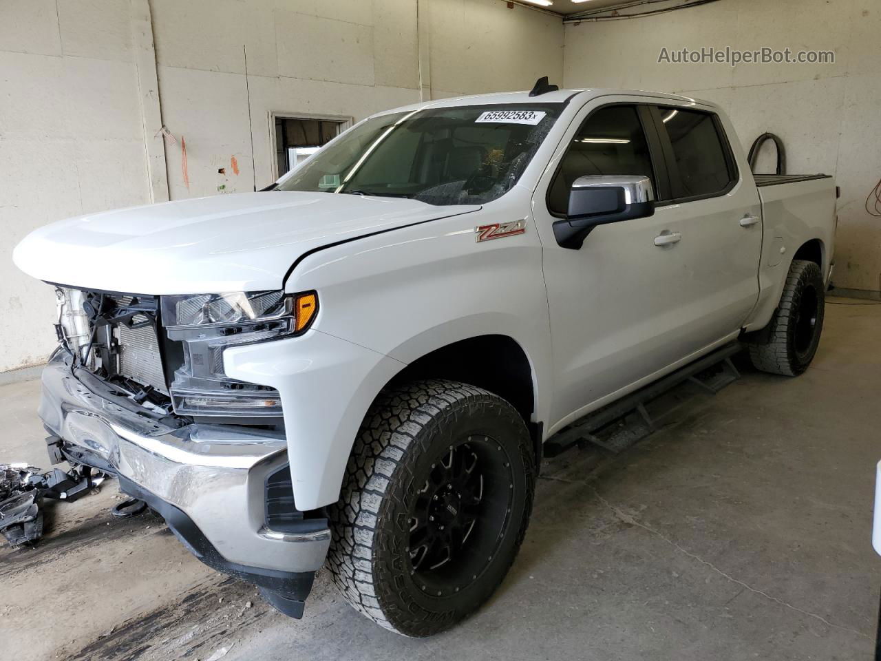 2019 Chevrolet Silverado K1500 Lt Белый vin: 1GCUYDEDXKZ167347