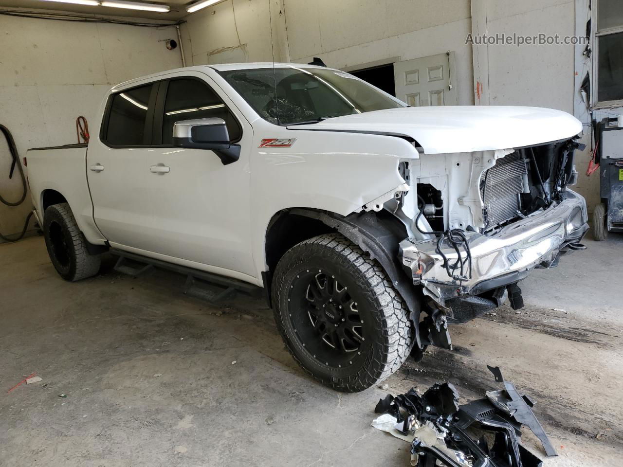 2019 Chevrolet Silverado K1500 Lt Белый vin: 1GCUYDEDXKZ167347