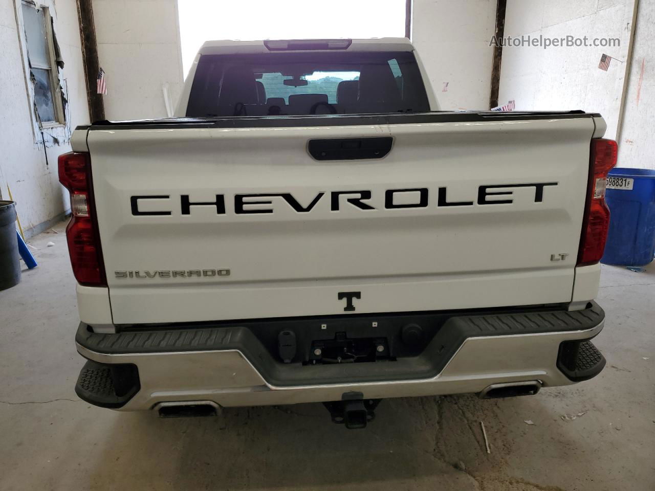 2019 Chevrolet Silverado K1500 Lt White vin: 1GCUYDEDXKZ167347