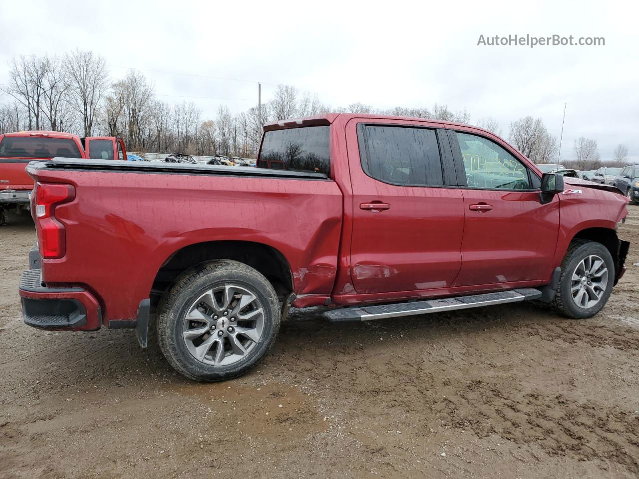 2019 Chevrolet Silverado K1500 Rst Красный vin: 1GCUYEED1KZ104014