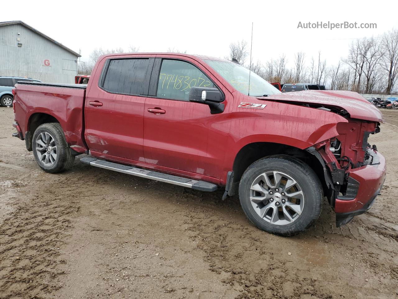 2019 Chevrolet Silverado K1500 Rst Красный vin: 1GCUYEED1KZ104014