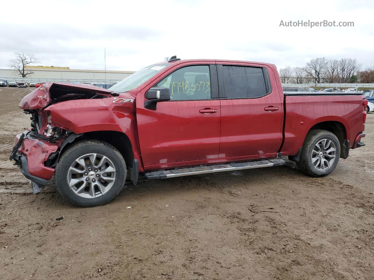 2019 Chevrolet Silverado K1500 Rst Красный vin: 1GCUYEED1KZ104014