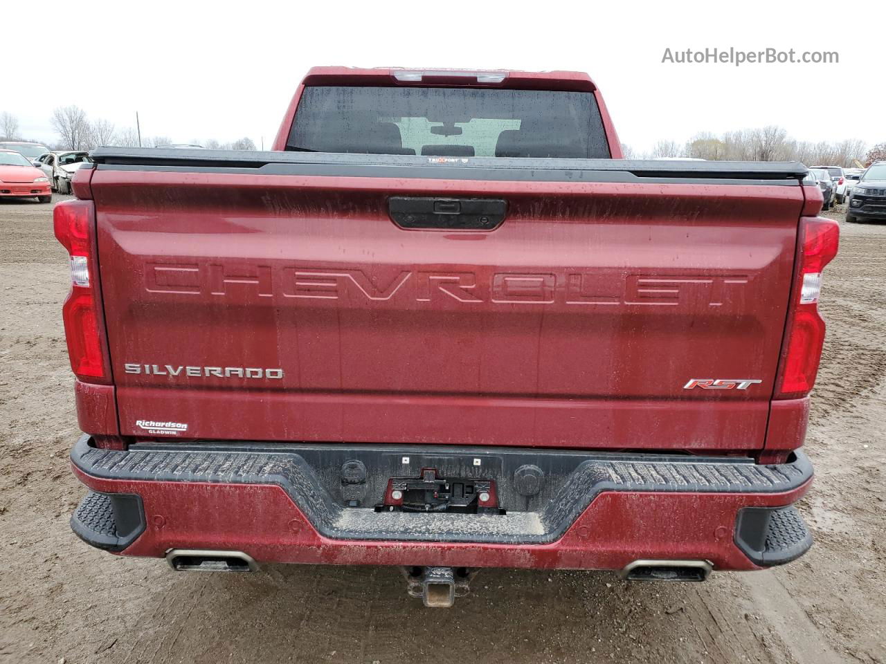 2019 Chevrolet Silverado K1500 Rst Red vin: 1GCUYEED1KZ104014