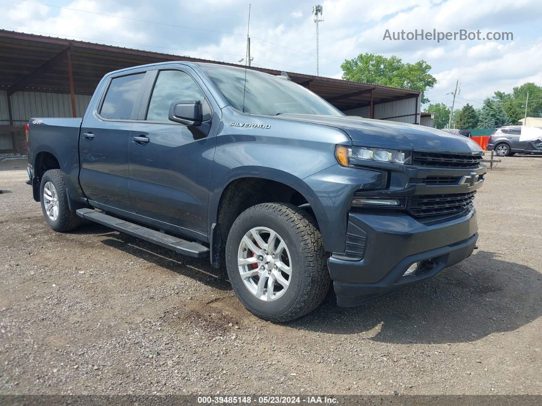 2019 Chevrolet Silverado 1500 Rst Turquoise vin: 1GCUYEED2KZ165548