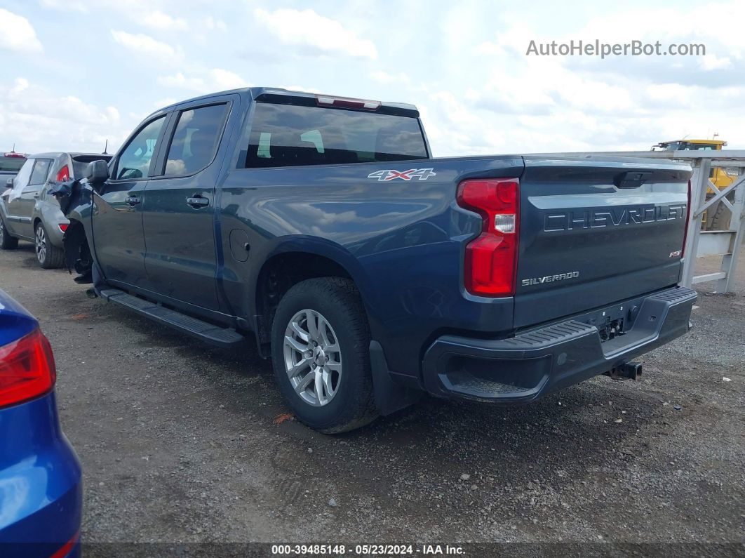 2019 Chevrolet Silverado 1500 Rst Turquoise vin: 1GCUYEED2KZ165548