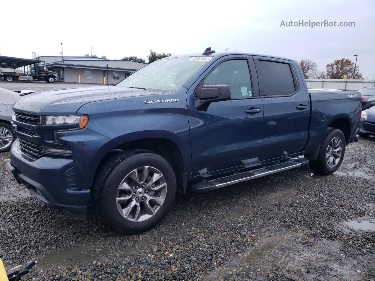 2019 Chevrolet Silverado K1500 Rst Blue vin: 1GCUYEED3KZ181984