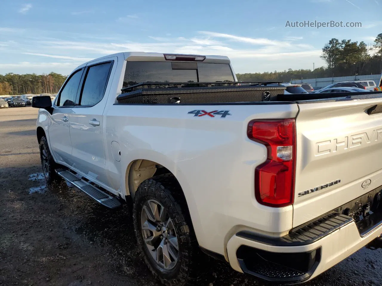 2019 Chevrolet Silverado K1500 Rst Белый vin: 1GCUYEED5KZ164104