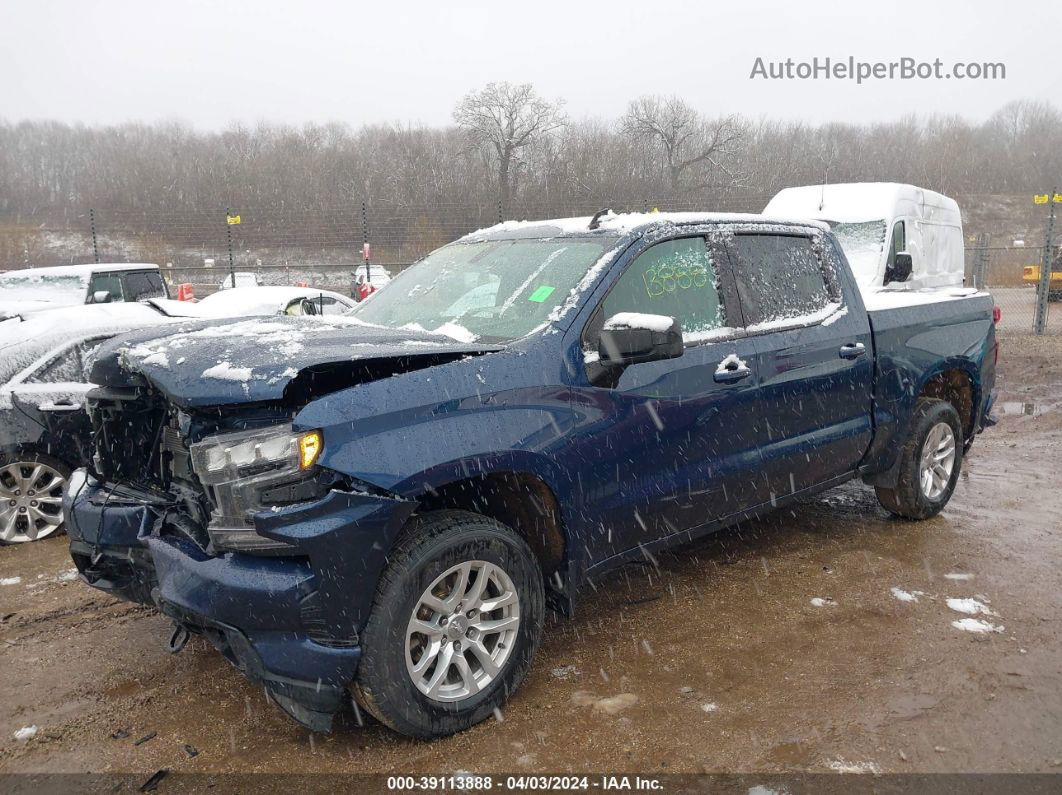 2019 Chevrolet Silverado 1500 Rst Blue vin: 1GCUYEEDXKZ137562