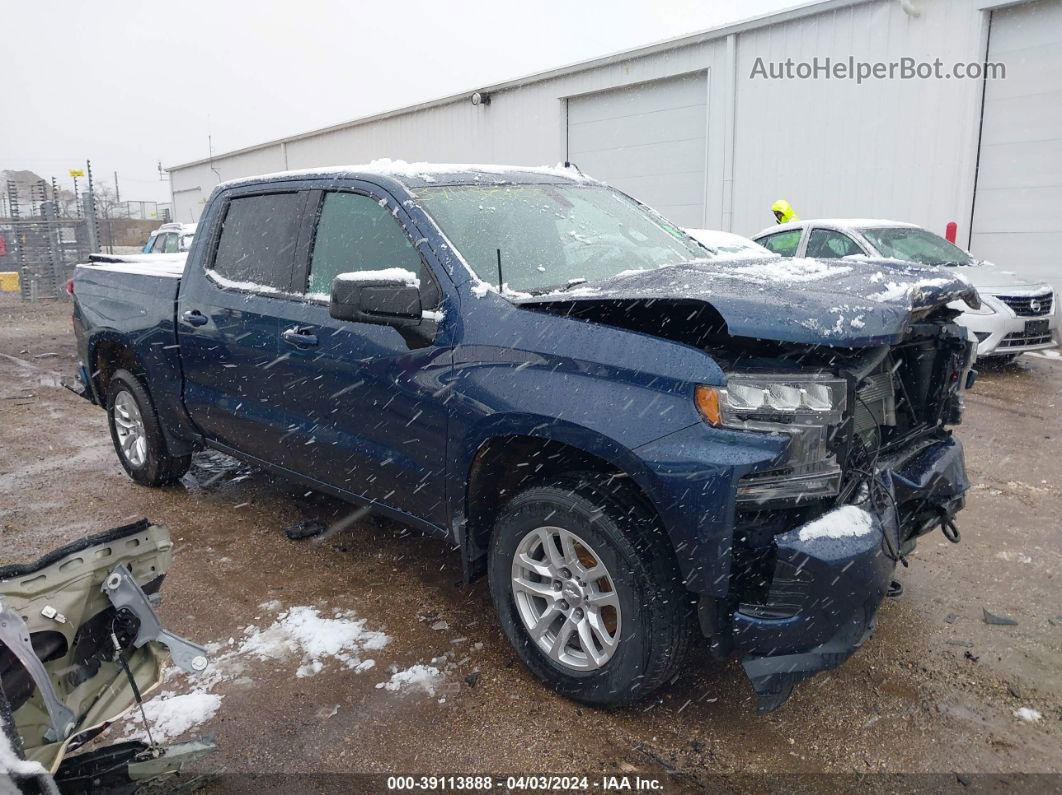 2019 Chevrolet Silverado 1500 Rst Blue vin: 1GCUYEEDXKZ137562