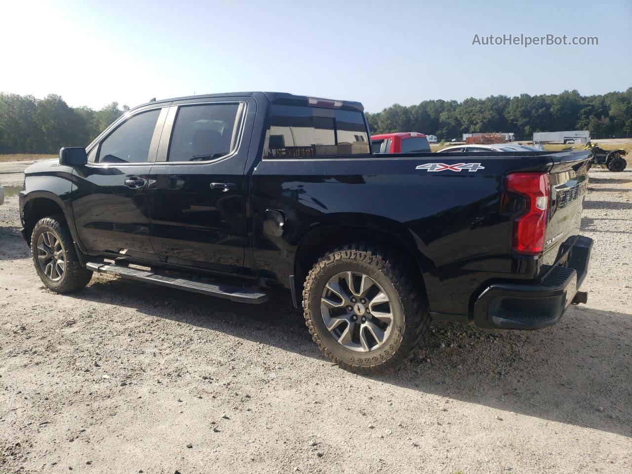 2019 Chevrolet Silverado K1500 Rst Black vin: 1GCUYEEDXKZ288675