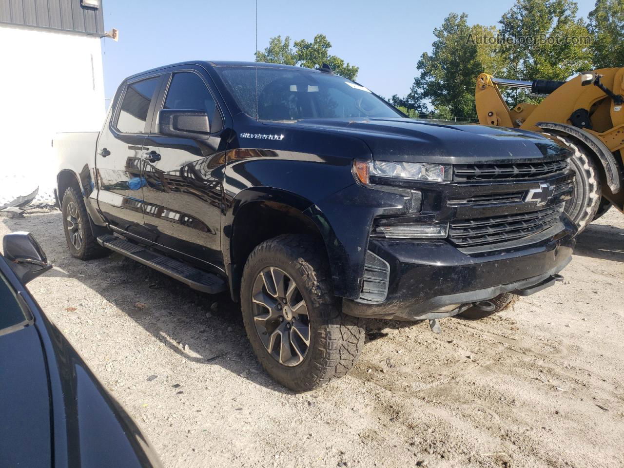 2019 Chevrolet Silverado K1500 Rst Black vin: 1GCUYEEDXKZ288675