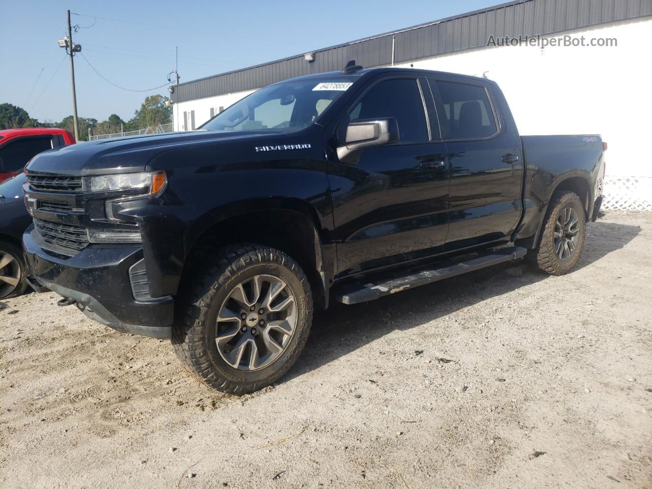 2019 Chevrolet Silverado K1500 Rst Черный vin: 1GCUYEEDXKZ288675