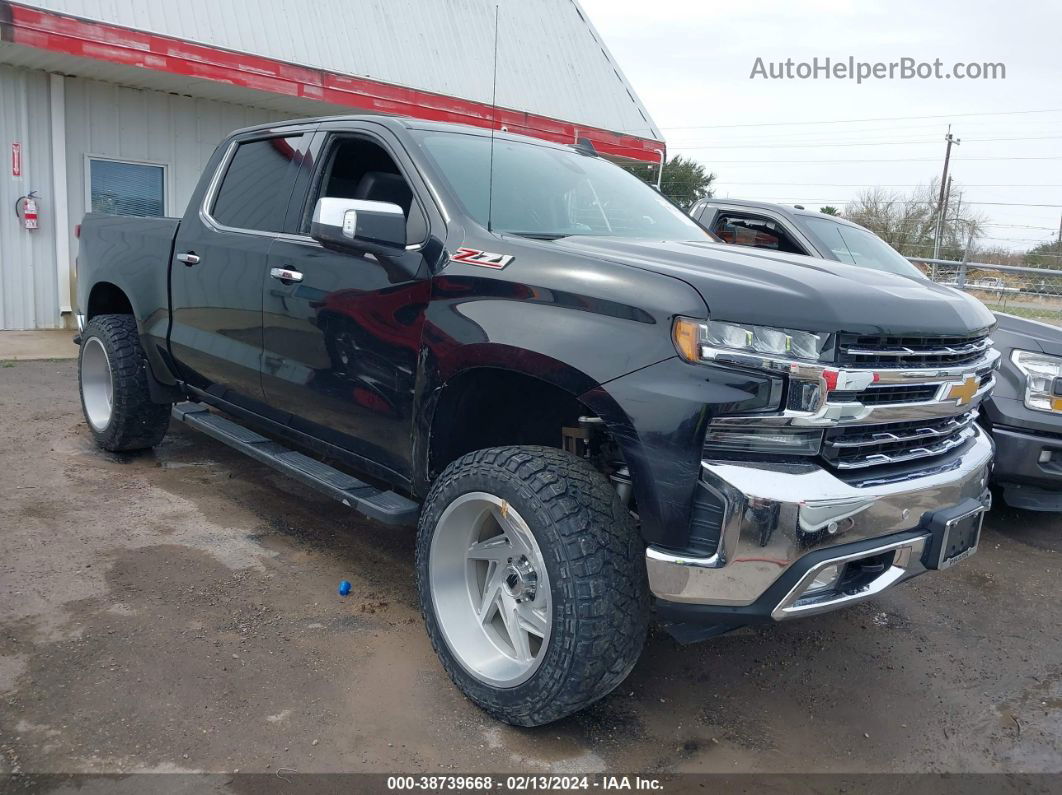 2019 Chevrolet Silverado 1500 Ltz Black vin: 1GCUYGED5KZ107980